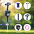 [2025 Upgraded] Yardeen Motion Sensor Sprinkler with Adjustable Head, Water Spray for Lawn and Garden. Day and Night Mode can be Selected