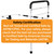 Vaunn Medical New Adjustable Bed Assist Rail Handle (Passed ASTM F3186–17 Safety Standard) and Hand Guard Grab Bar, Bedside Safety and Stability (Tool-Free Assembly)