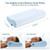 Cervical Pillow for Neck Pain Relief, Contour Memory Foam Pillows for Sleeping, Odorless Ergonomic Pillow Adjustable Orthopedic Cooling Pillow Bed Pillow Neck Support for Side Back Stomach Sleepers