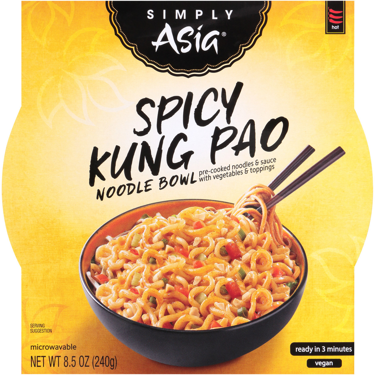 SIMPLY ASIA SPICY KUNG PAO NOODLE BOWL ( 6X8.5 OZ )