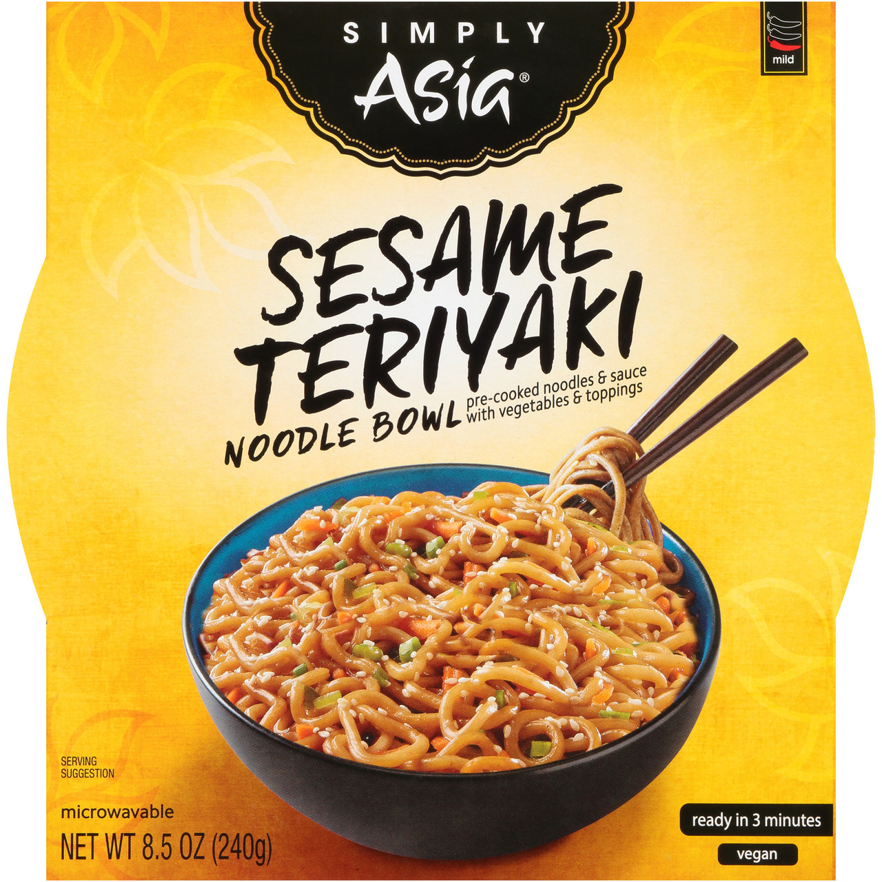 SIMPLY ASIA SESAME TERIYAKI NOODLE BOWL ( 6X8.5 OZ )
