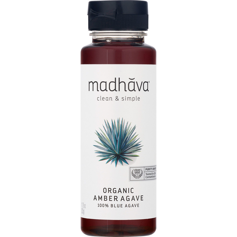MADHAVA HONEY AMBER AGAVE NECTAR ( 6X11.75Z )
