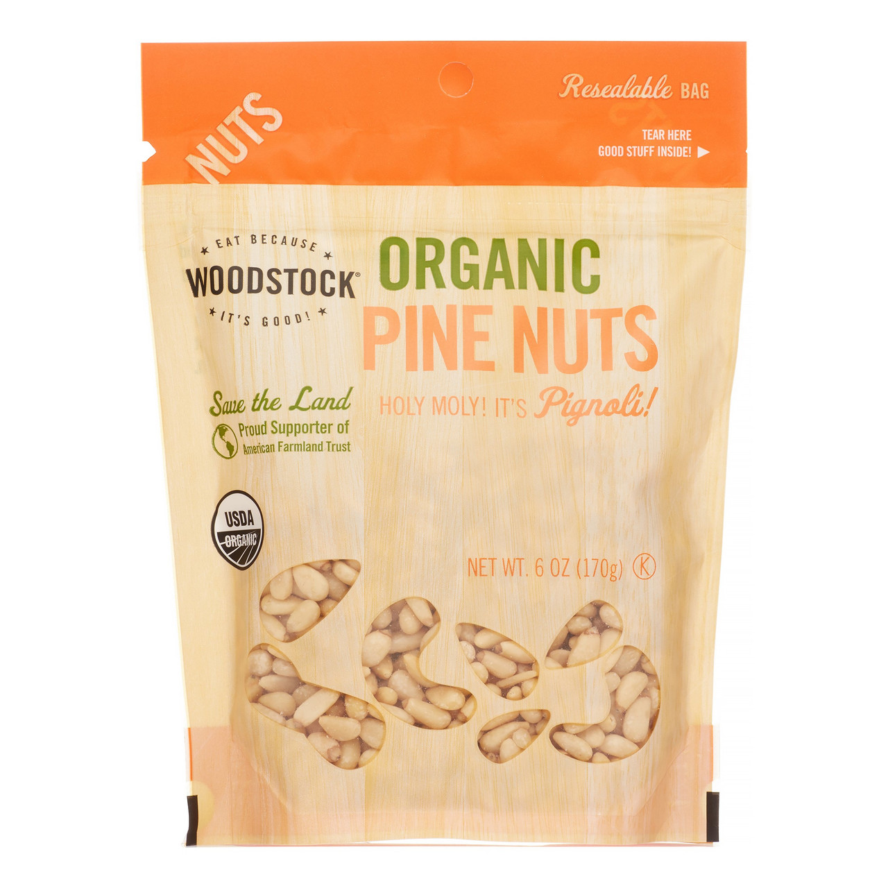 WOODSTOCK PINENUTS ( 8X6 OZ )