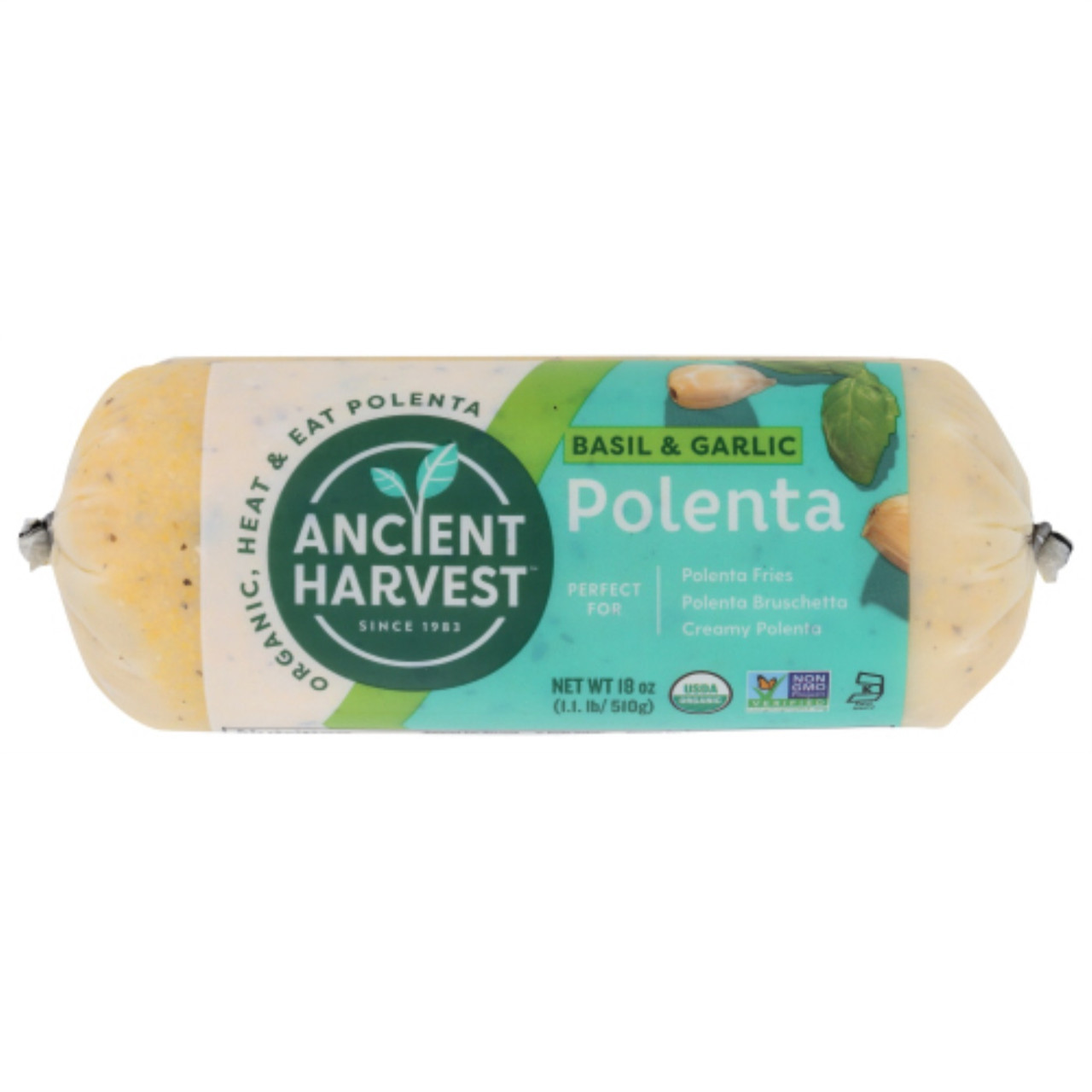 FOOD MERCHANTS BASIL GARLIC POLENTA ( 12X18 OZ )