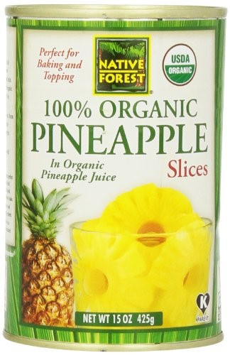 NATIVE FOREST PINEAPPLEPLE SLICES ( 6X15 OZ )