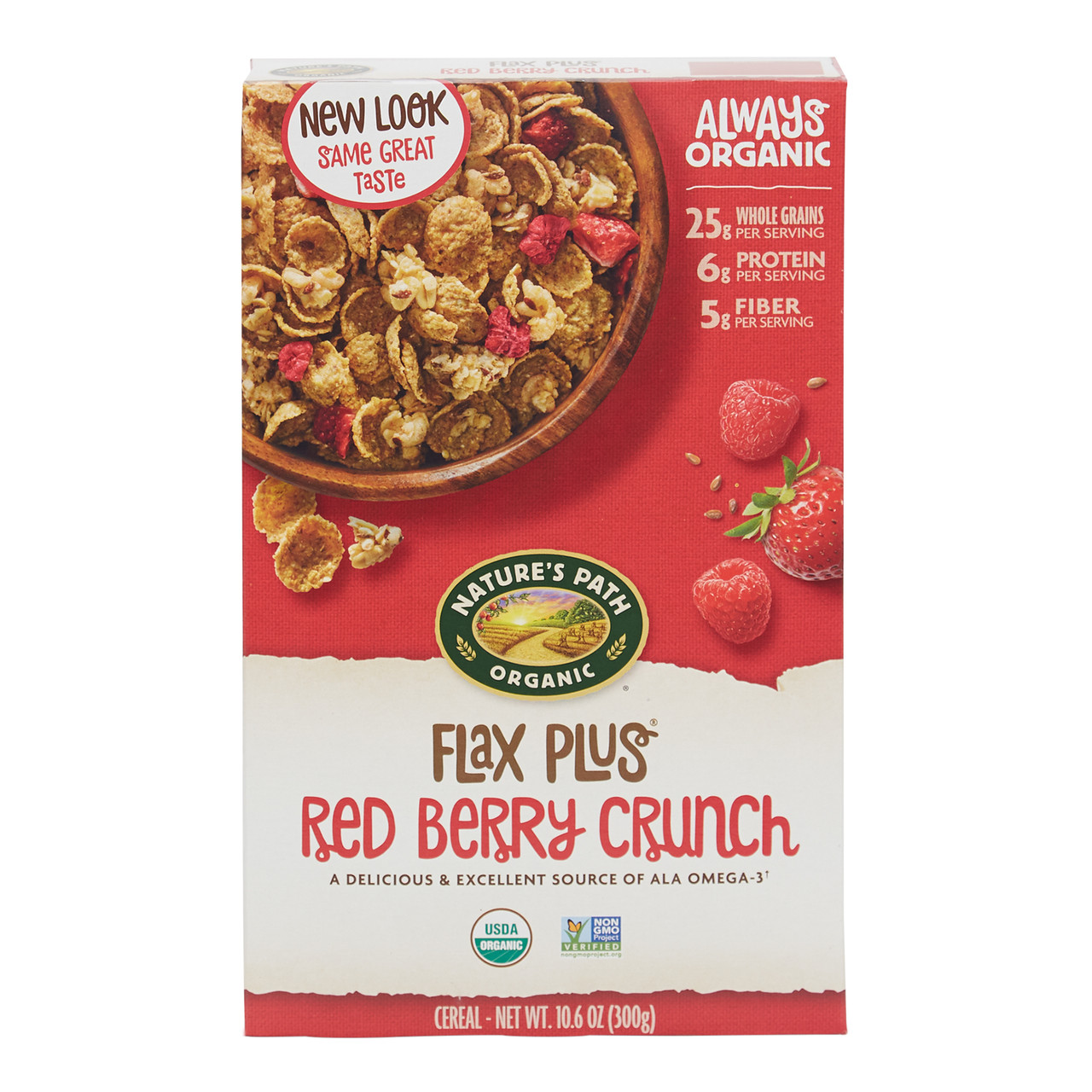 NATURE'S PATH FLAX PLUS BERRY CEREAL ( 12X10.5 OZ )