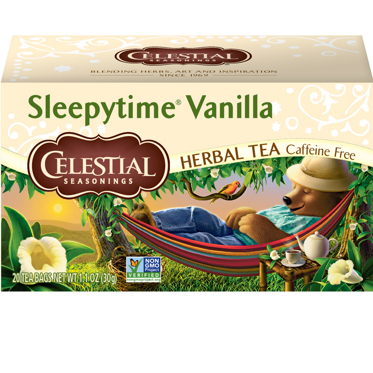 CELESTIAL SEASONINGS SLEEPYTIME VANILLA HERB TEA ( 6X20 BAG )