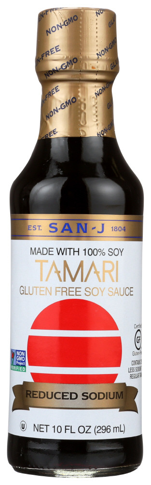 SAN-J TAMARI WHITE LABEL REDUCED SODIUM ( 6X10 OZ )