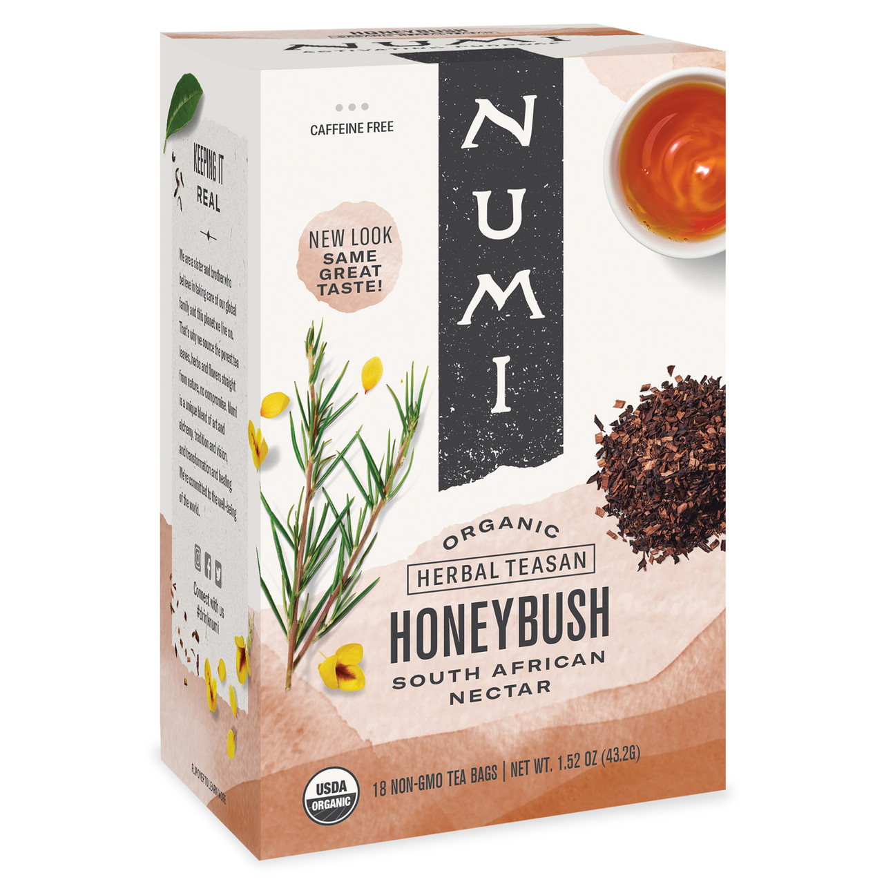 NUMI TEA HONEYBUSH HERBAL TEA ( 6X18 BAG )