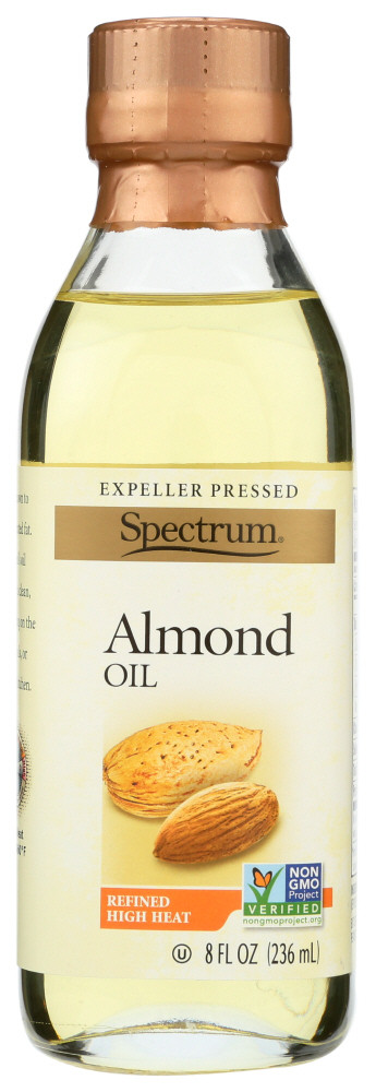 SPECTRUM NATURALS SWEET REFINED ALMOND OIL ( 6X8 OZ )
