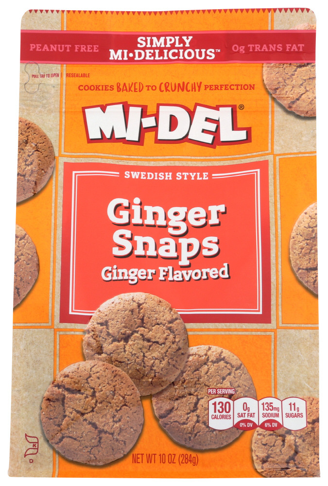 MIDEL GINGER SNAPS ( 8 X 10 OZ )