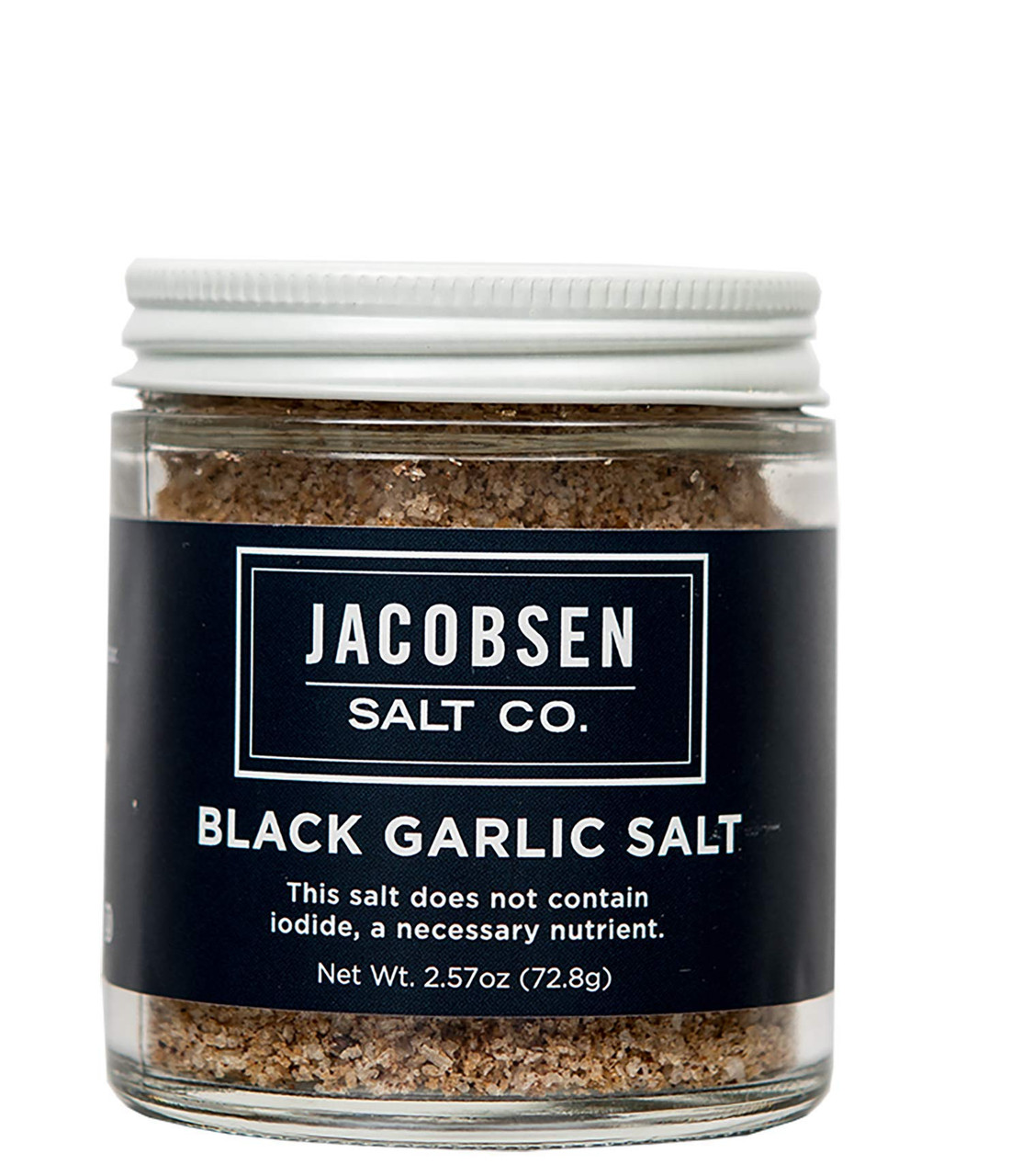 JACOBSEN BLK GARLIC SALT ( 12 X 2.5 OZ )