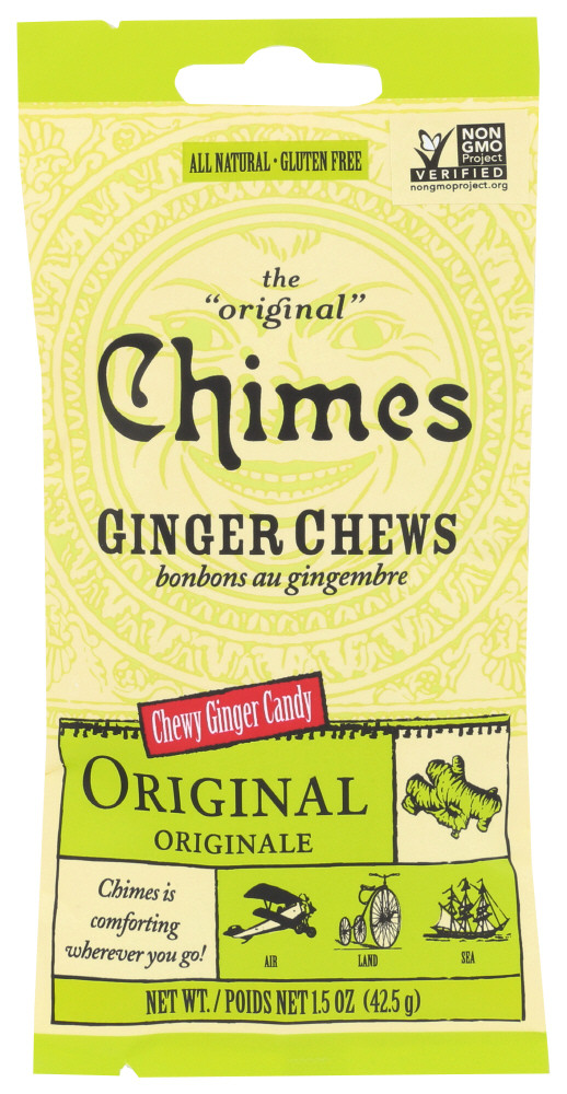 CHIMES GINGER CHEWS ORIG ( 12 X 1.5 OZ )