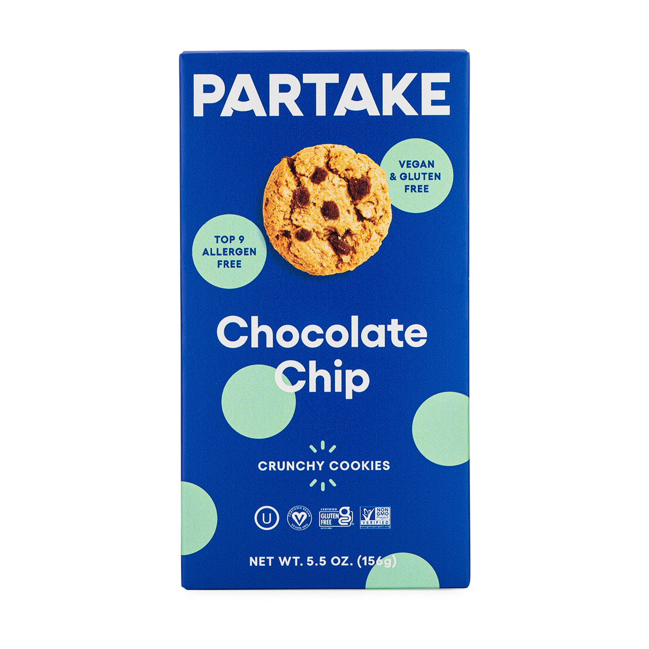 PARTAK COOKIES CHOC CHIP ( 6 X 5.5 OZ )