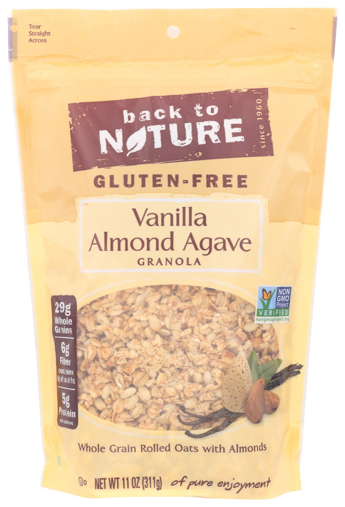 BACK TO NATURE VANILLA ALMOND AGAVE GRANOLA ( 6X11 OZ )