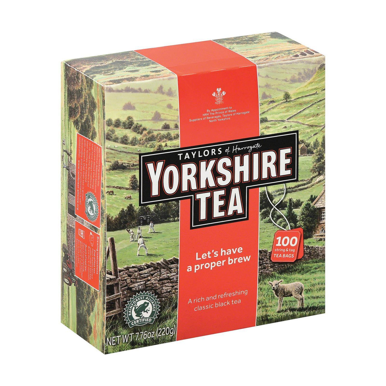 TAYLORS OF HARROGATE YORKSHIRE RED TEA ( 4X100 BAG )