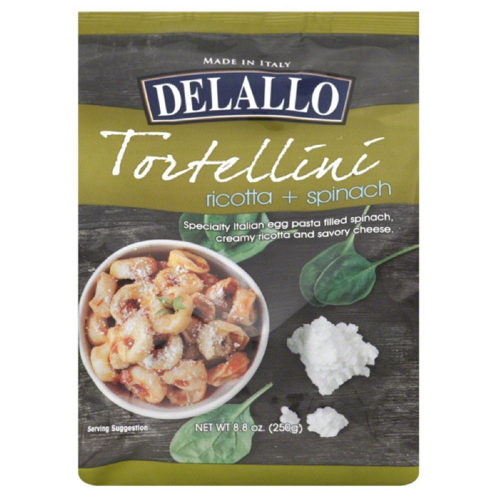 DELALLO TORTELLINI RICOTTA & SPINACH ( 12X8.8 OZ )