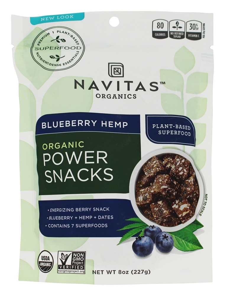 NAVITAS NATURALS BLUEBERRY HEMP POWER SNACK ( 12X8 OZ )