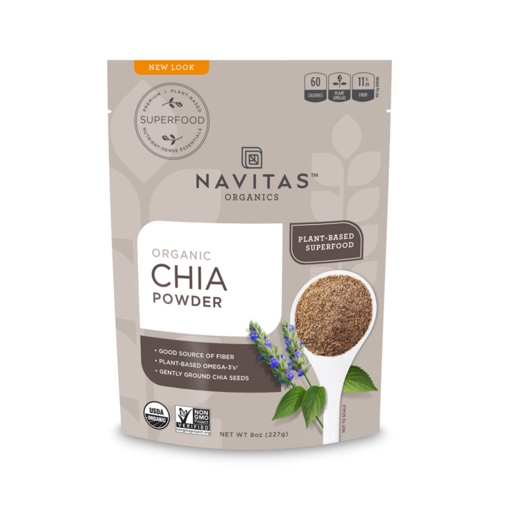 NAVITAS NATURALS ORGANIC CHIA SEED SPROUTED POWDER ( 12X8 OZ )
