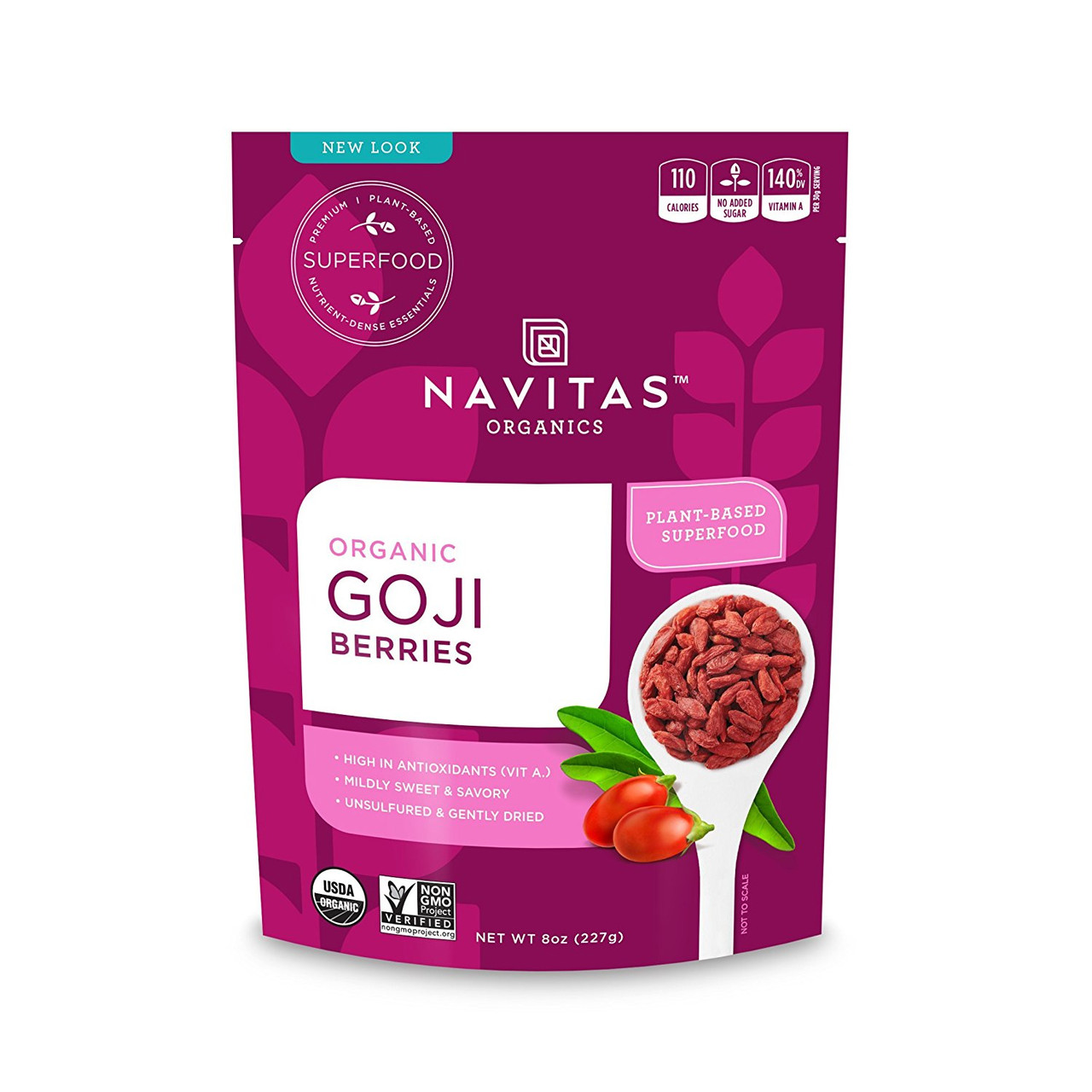 NAVITAS NATURALS ORGANIC GOJI BERRIES ( 12X8 OZ )