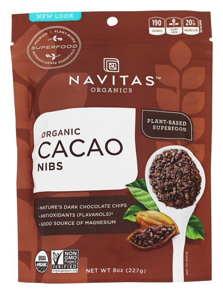NAVITAS NATURALS ORGANIC RAW CACAO NIBS ( 12X8 OZ )