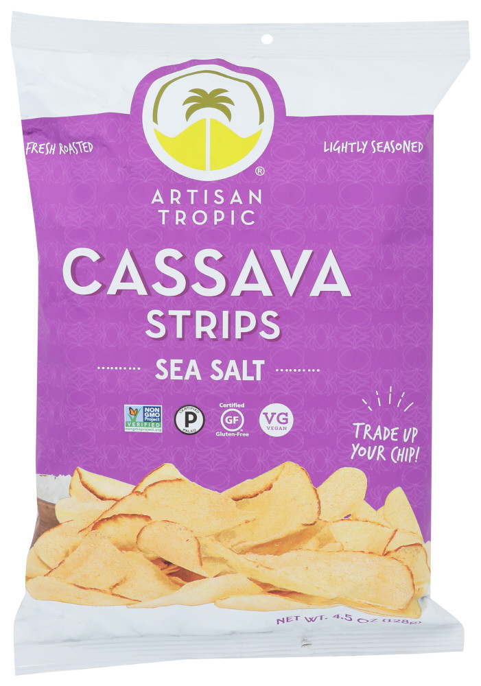 ARTISAN TROPIC CASSAVA STRIPS WITH SEA SALT ( 12X4.5 OZ )