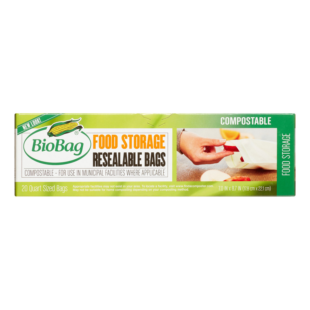 BIOBAG FOOD STORAGE BAG ( 12X20 CT )