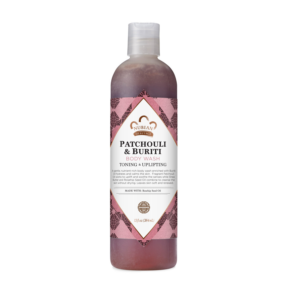 NUBIAN HERITAGE NUBIAN PATCHOULI & BURITI BODY WASH ( 1X13 OZ )