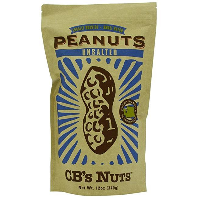 CB'S JUMBO PEANUTS UNSALTED ( 12X12 OZ )