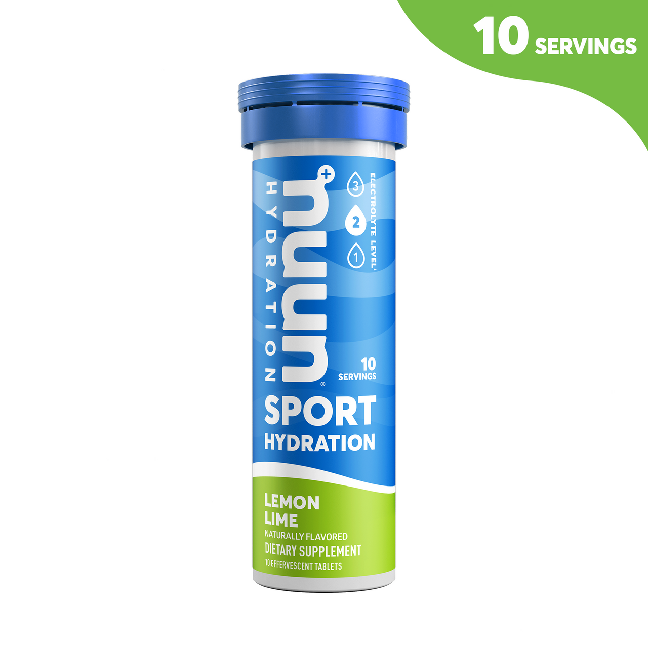 NUUN ACTIVE HYDRATION ACTIVE TABLETS, LEMON+LIME ( 8X10 TAB )