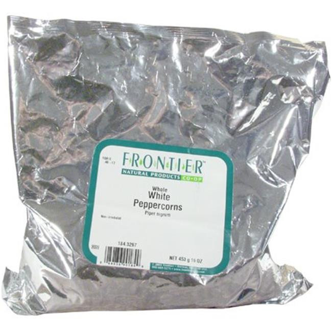 FRONTIER PEPPERCORNS WHITE WHOLE ( 1X1LB )