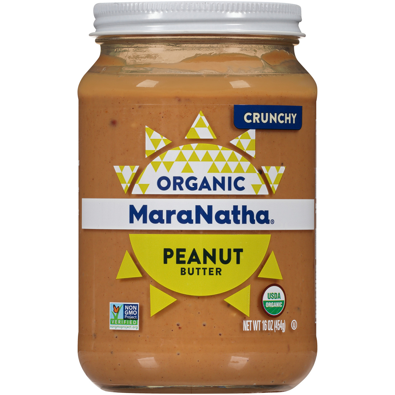 MARANATHA ORGANIC PEANUT BUTTER NO STIR CRUNCHY ( 6X16 OZ )