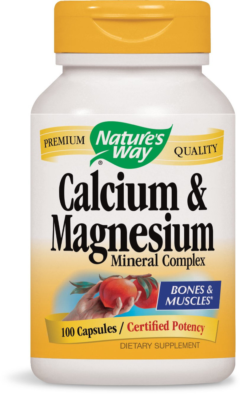NATURE'S WAY CALCIUM/MAG 500/250 ( 1X100CAP )
