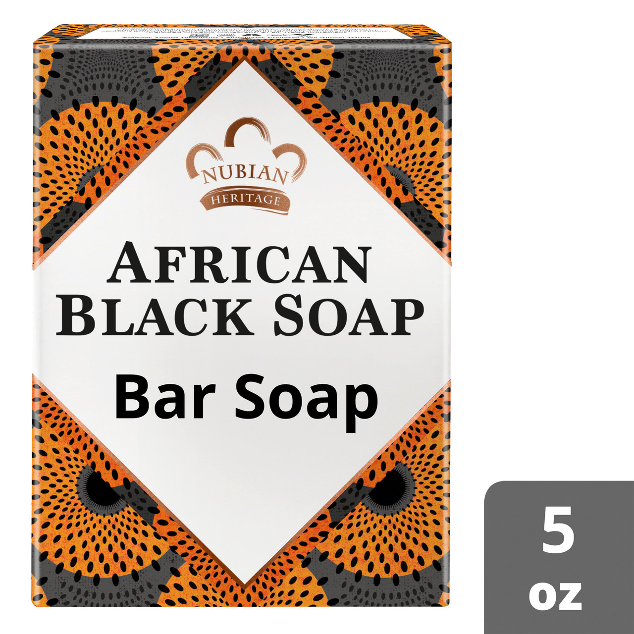 NUBIAN HERITAGE AFRICAN BLACK SOAP ( 1X5OZ )