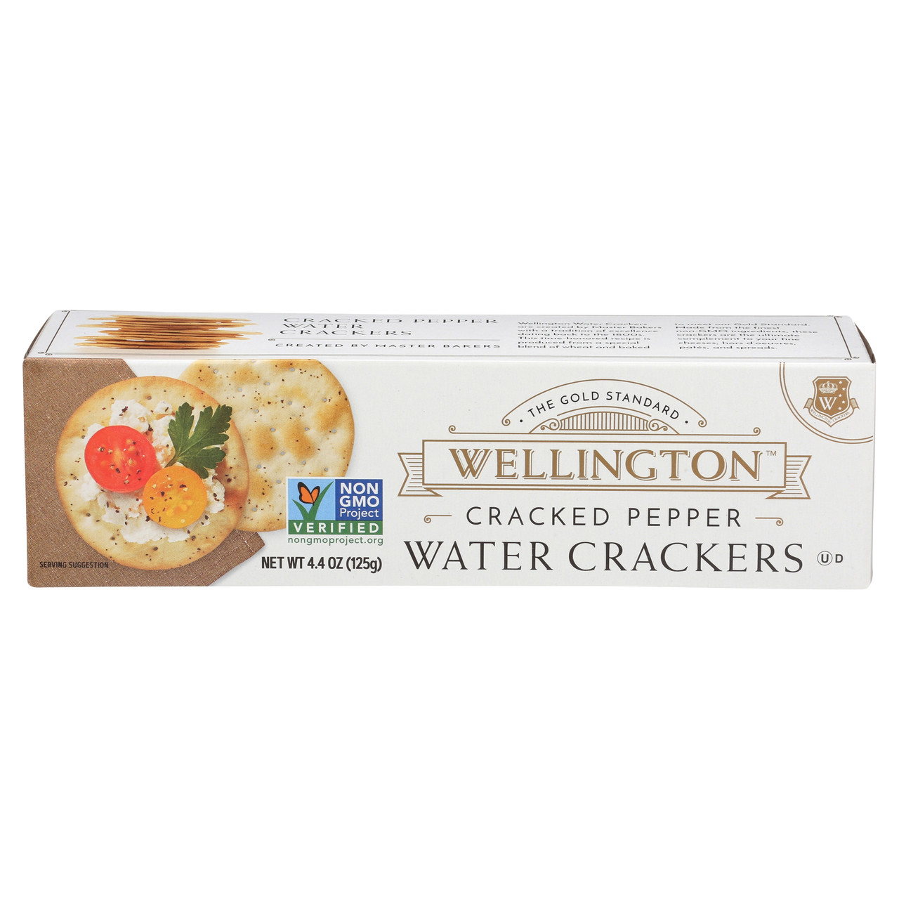 WELLINGTON CRACKERS CRACKED PEPPER ( 12X4.4OZ )