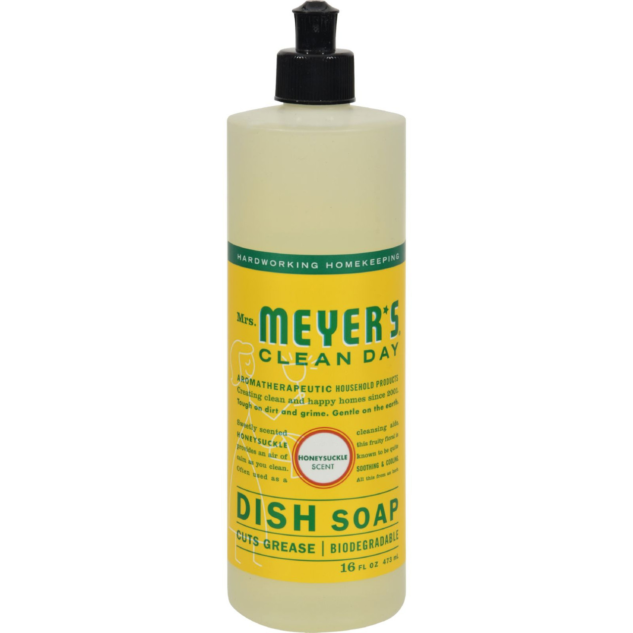 MRS MEYERS LIQUID DISH SOAP HONEYSKL ( 6X16OZ )