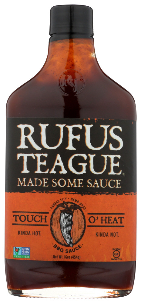 RUFUS TEAGUE TOUCH O HEAT BBQ SAUCE ( 6X16OZ )