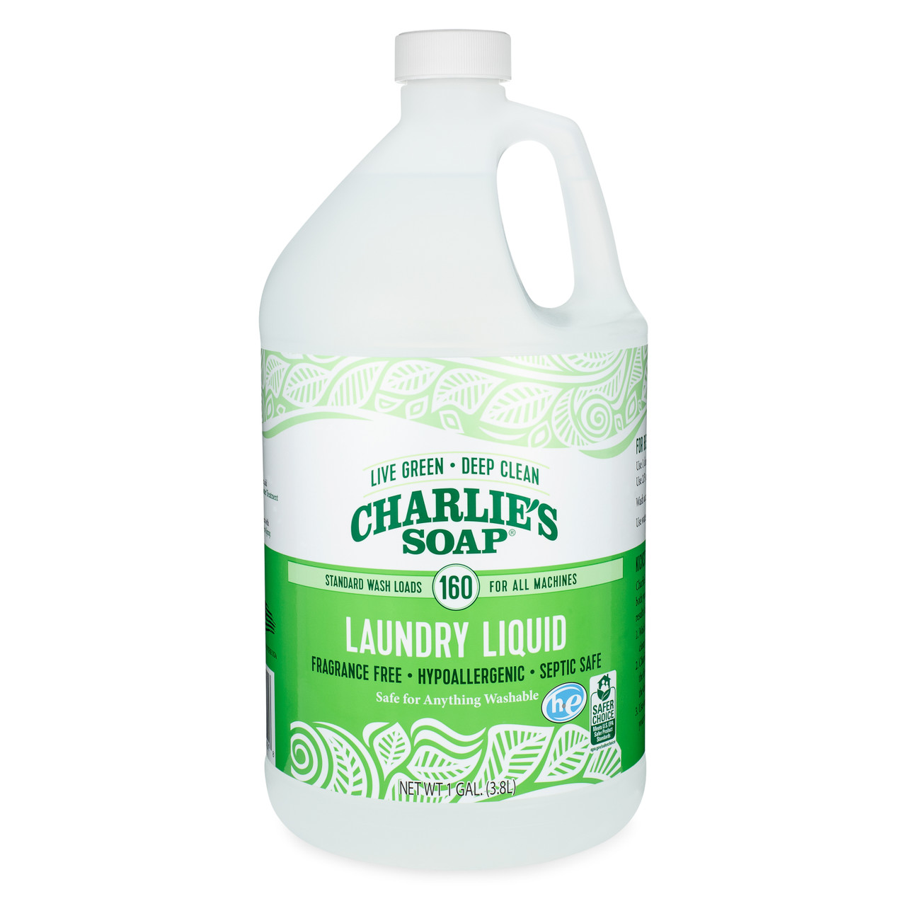 CHARLIES SOAP LAUNDRY LIQUID GEL ( 4X128OZ )