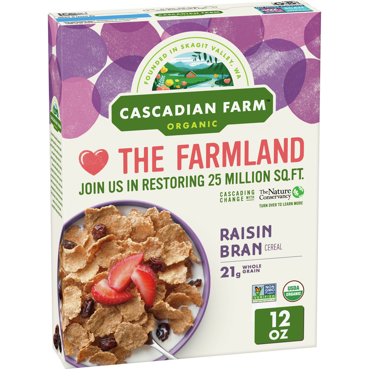 CASCADIAN FARM RAISIN BRAN ( 10X12OZ )