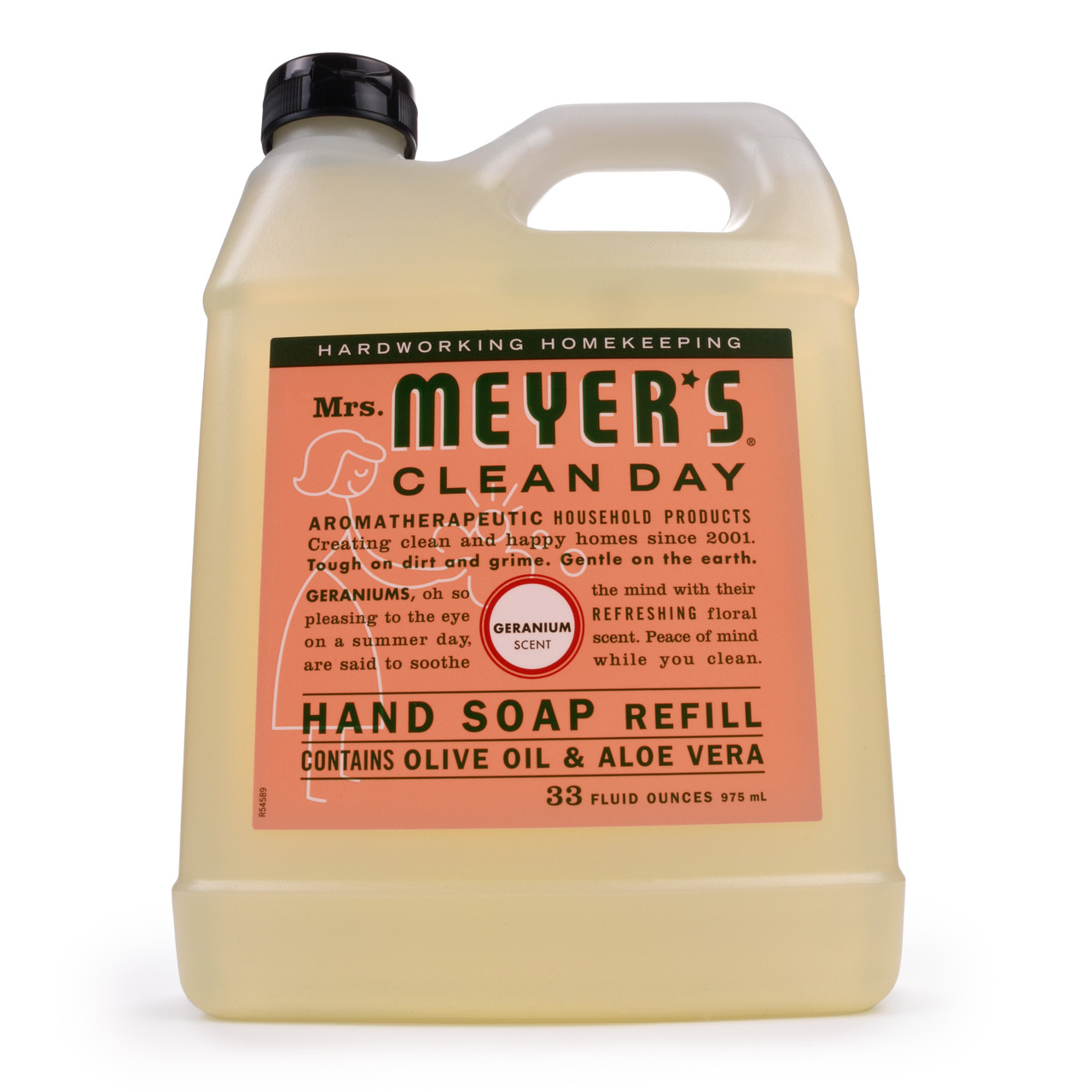 MRS MEYERS LIQUID HAND SP REFIL GER ( 6X33OZ )