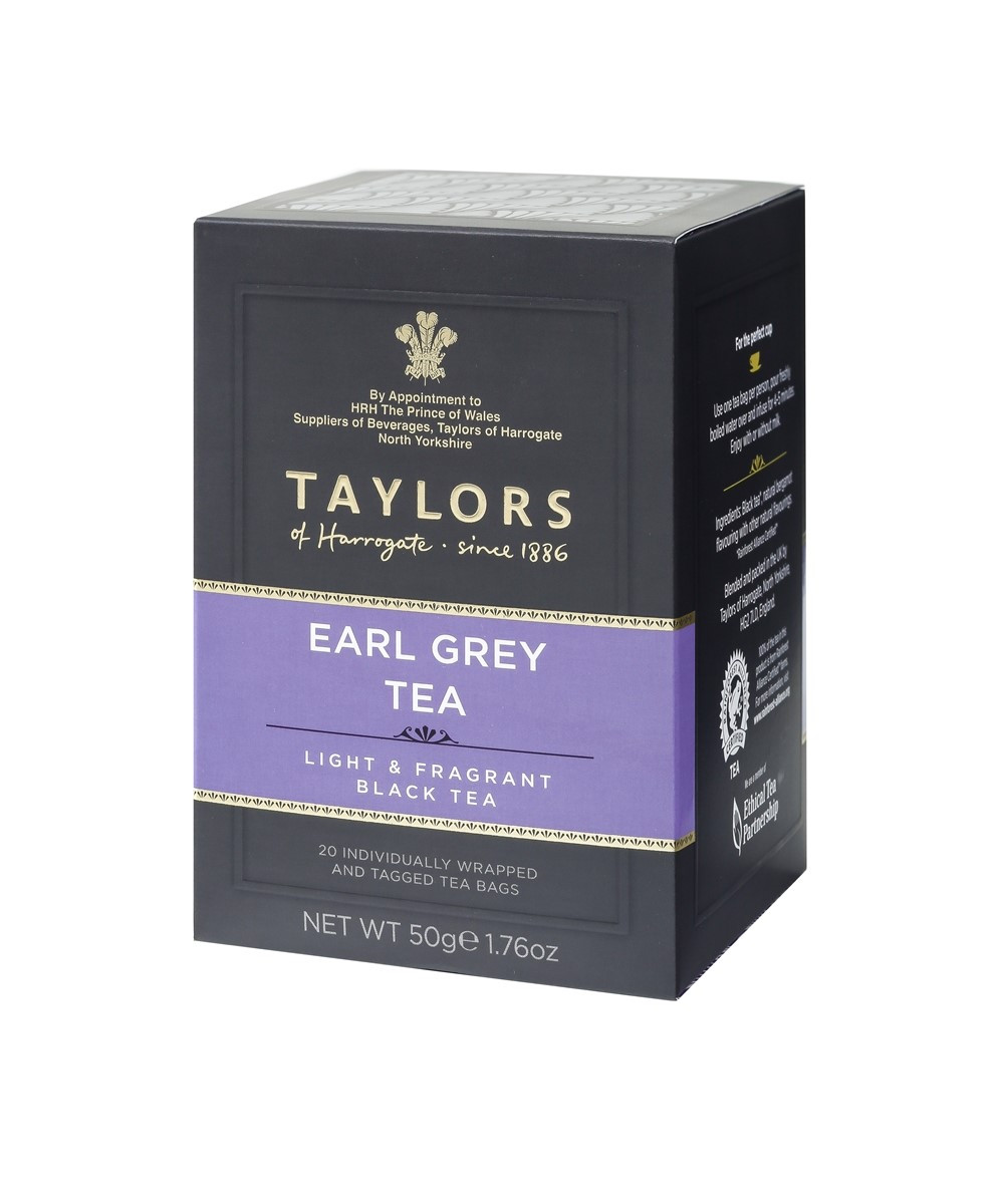 TAYLORS OF HARROGATE EARL GREY TEA ( 6X20BAG )