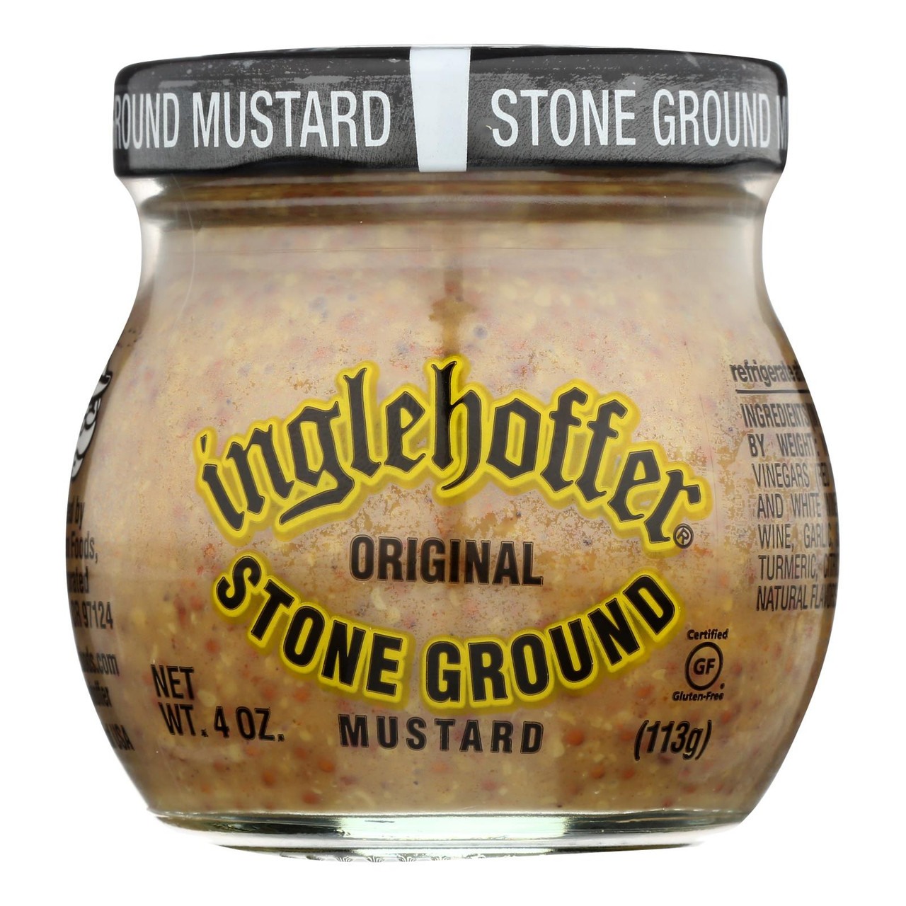 INGLEHOFFER STONE GROUND MUSTARD ( 12X4OZ )