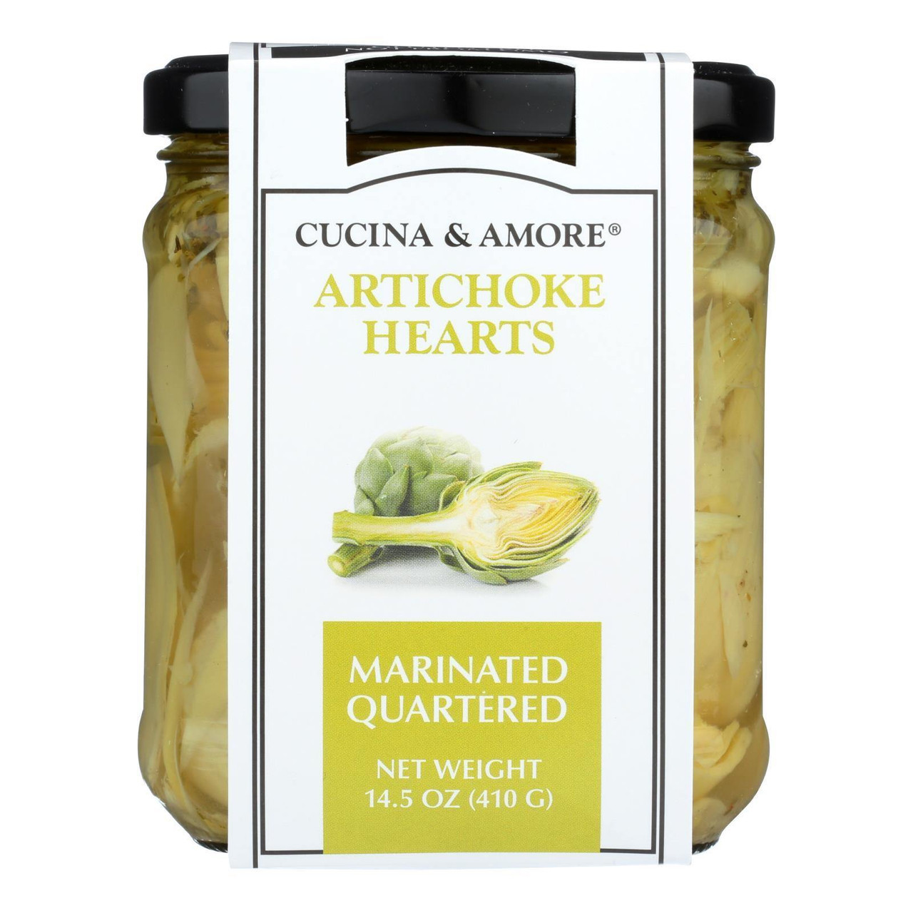 CUCINA & AMORE ARTICK QTR MARINATED ( 6X14.5OZ )