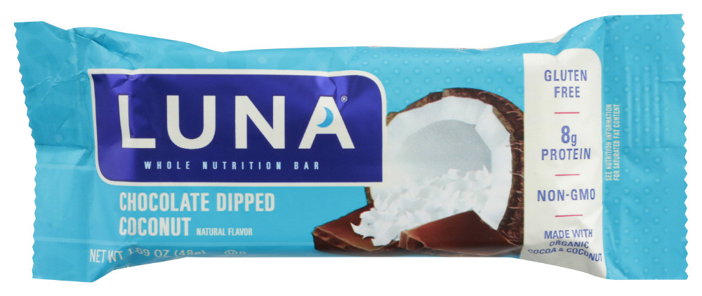 CLIF BAR ORGANIC LUNA CHOCOLATE DIPPED COCONUT ( 15X1.69 OZ )