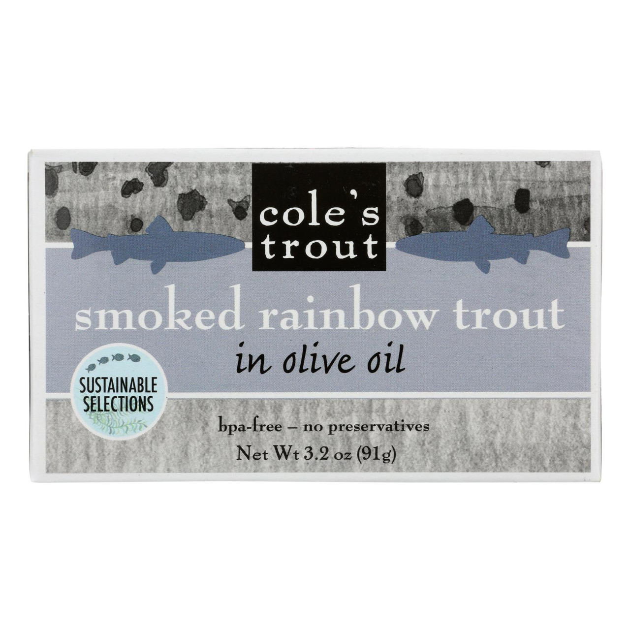 COLES SMKD TROUT/OLV OIL ( 10X3.20 )