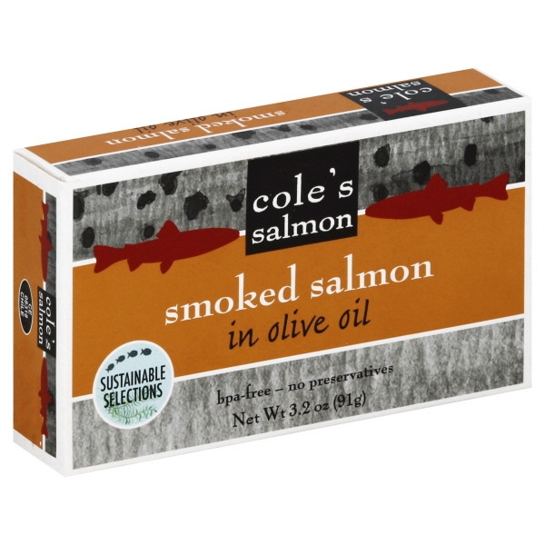 COLES SMKD SLMN OLV OIL ( 10X3.20 )