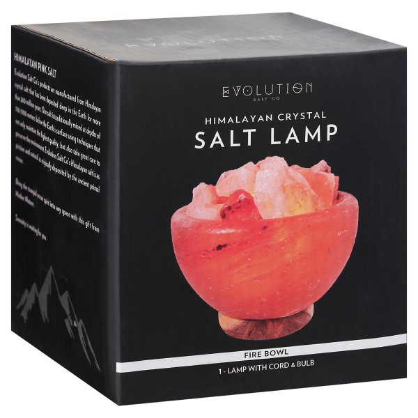 E.S.SALT LAMP FIRE BOWL ( 1X1.00 )