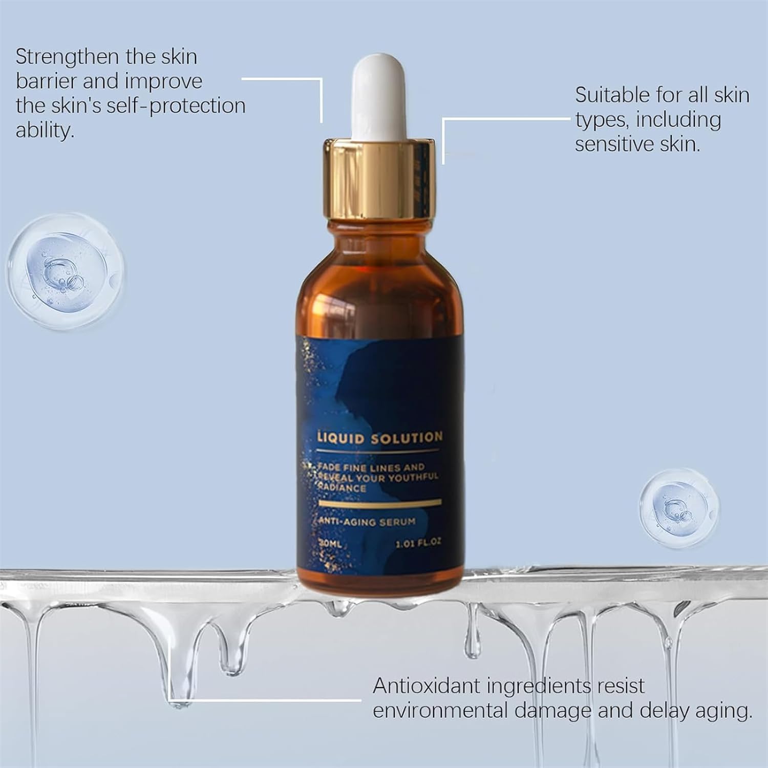 Olavita Serum Facial Serum, Vitamin C & E Serum, Anti Aging Face Tightening, Boost Skin Collagen, Reduce Wrinkles & Plump Skin(3pcs)