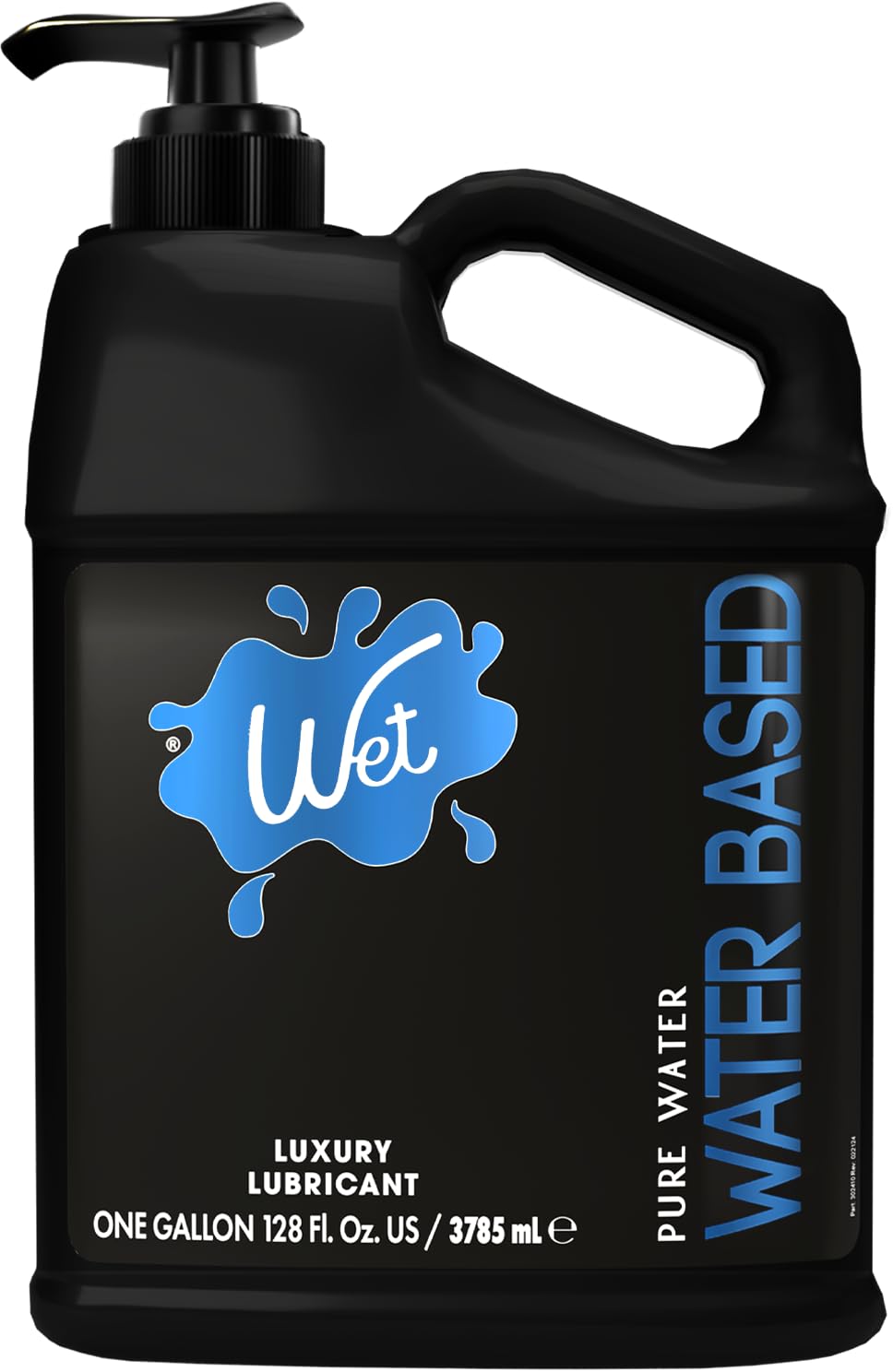 Wet Silver Water-Based Lubricant | Long-Lasting, Original Premium Formula | Vegan, pH-Balanced, Hypoallergenic, Paraben-Free, Non-staining | Lube for Men, Women & Couples, 128 fl oz