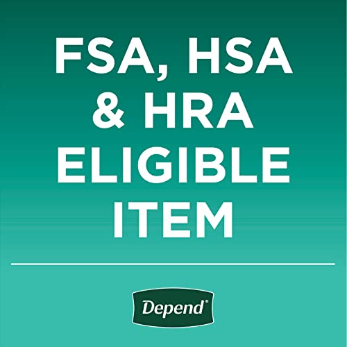 Depend Fresh Protection Adult Diapers, Incontinence Underwear for Men, Disposable, Maximum, Small/Medium, Grey, 80 Count (2 Packs of 40), Packaging May Vary